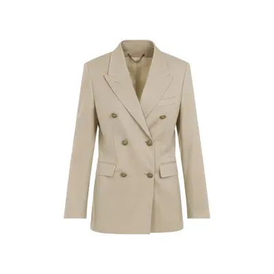 Golden Goose Double-breasted Blazer In Neutrals