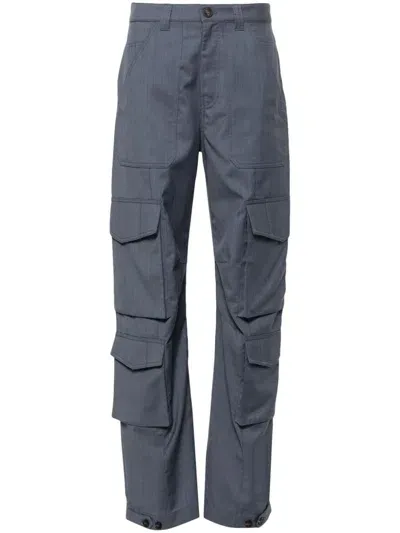 Golden Goose Virgin-wool Cargo Pants In Gray