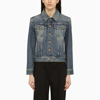 Golden Goose Washed-out Blue Denim Jacket