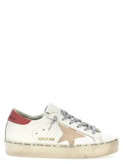 Golden Goose Hi Star Sneakers In White