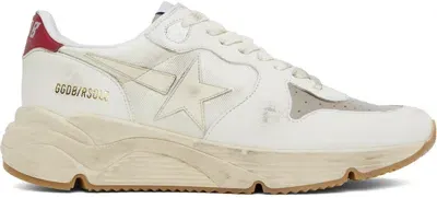 Golden Goose Running Sole Sneakers In Weiss