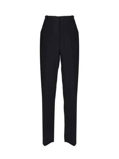 Golden Goose Wool Blend Trousers In Blue