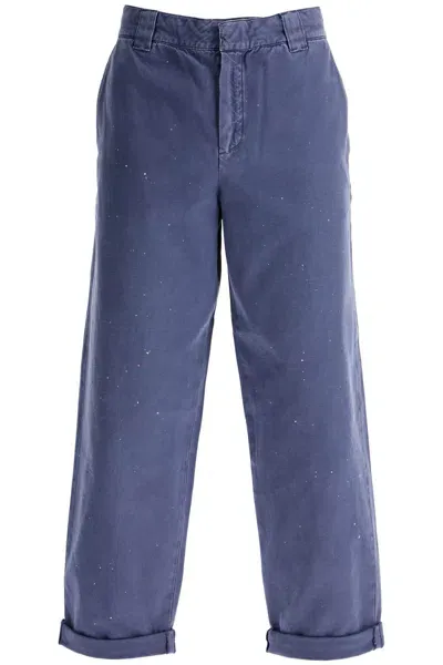 Golden Goose 's Workwear Chino Skate Pants By In Blue