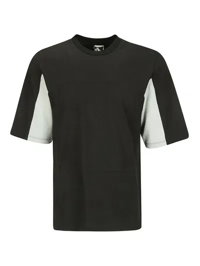 Gr10k Contrasting Detailed T-shirt In Black