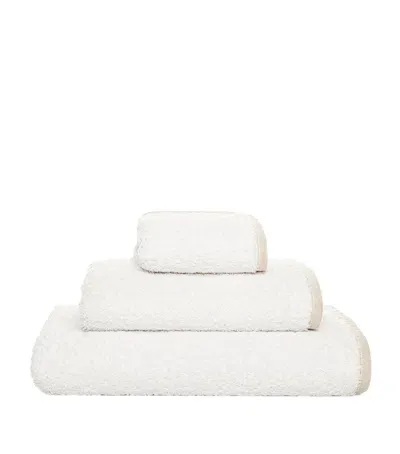 Graccioza Egyptian Cotton Portobello Washcloth In White