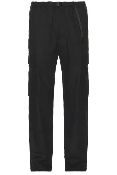 Gramicci Wool Cargo Pant In Charcoal Wool