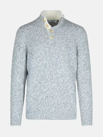 Gran Sasso Grey Virgin Wool Turtleneck Sweater