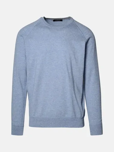 Gran Sasso Light Blue Cashmere Blend Sweater