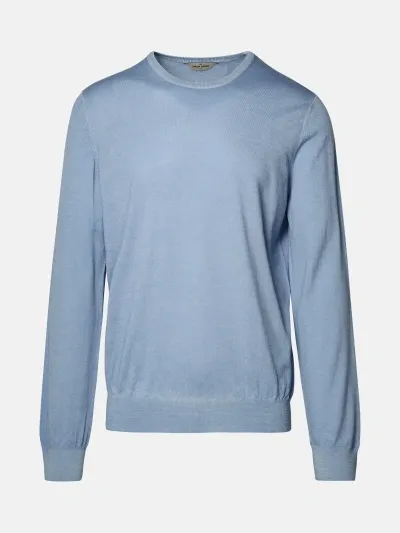 Gran Sasso Light Blue Virgin Wool Sweater