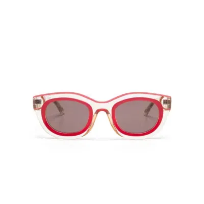 Grand Azur Eyewears In Neutrals/red