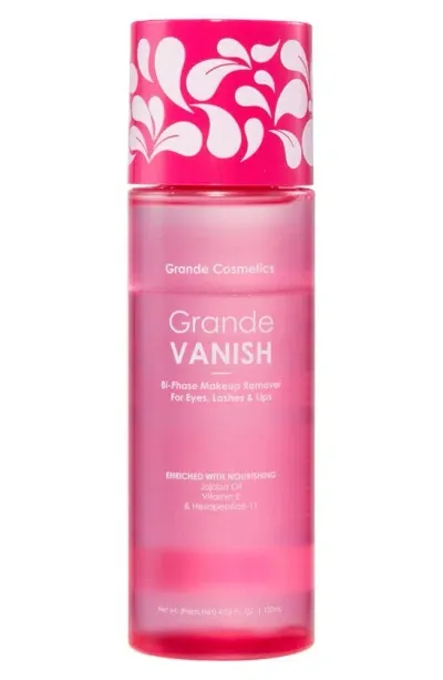 Grande Cosmetics Grandevanish Bi-phase Makeup Remover For Eyes, Lashes & Lips In Clear