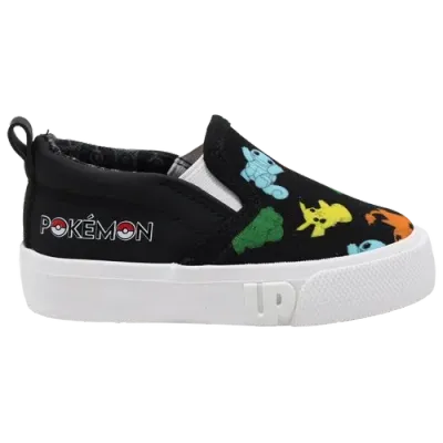 Ground Up Boys   Pokemon Slip On In Black/multi