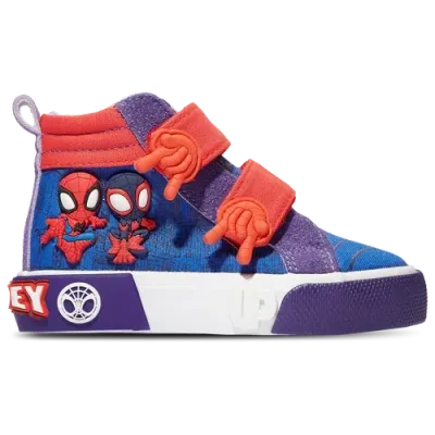 Ground Up Boys Infant   Spidey And Friends High Top In Blue/red