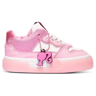 Ground Up Girls Infant   Barbie Uv Activated Low Top In White/pink