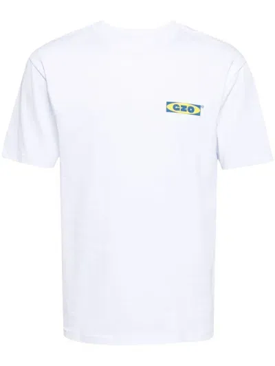 Ground Zero Logo-print Cotton T-shirt In White