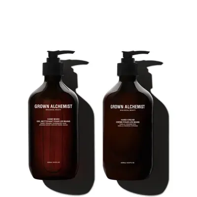 Grown Alchemist Hand Wash And Hand Cream Set In White