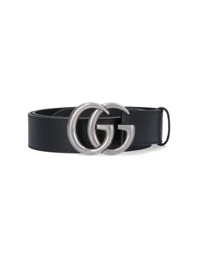 Gucci - Gg Buckle Belt In Black  