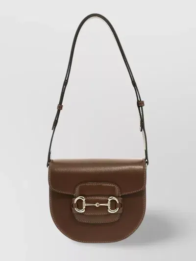 Gucci 1955 Horsebit Crossbody Bag In Brown