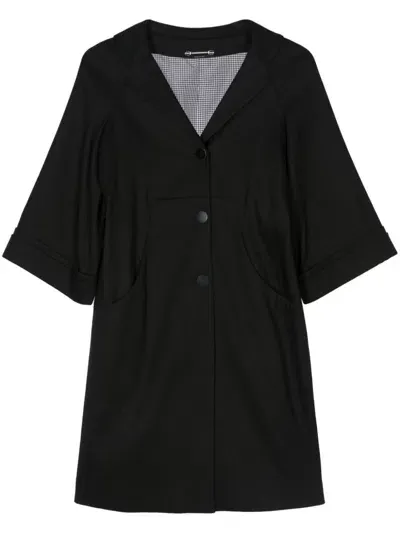 Pre-owned Gucci 2000a Single-breasted Coat In Schwarz