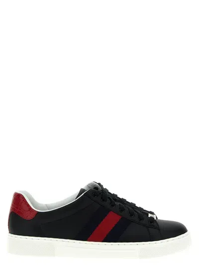 Gucci Ace Sneakers In Black