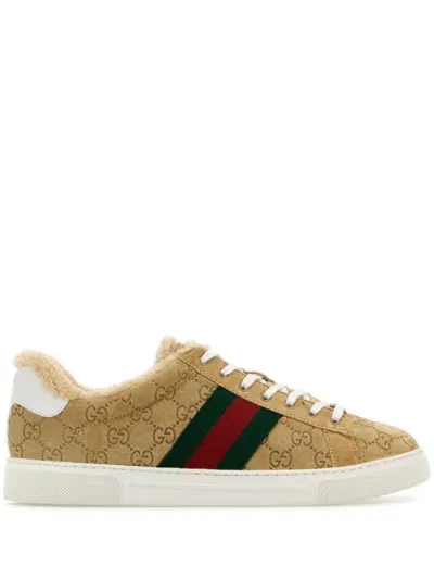 Gucci Ace Sneakers In Nude