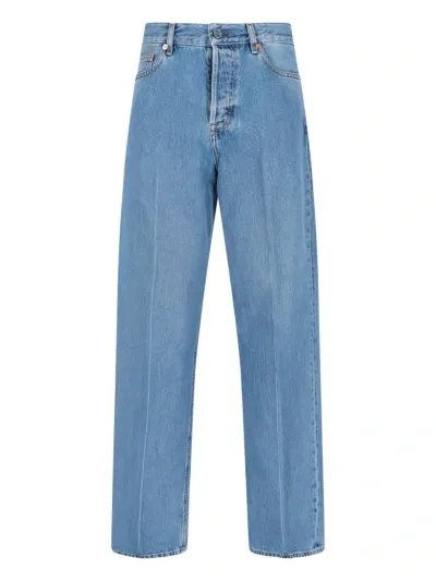 Gucci Back Label Jeans In Light Blue