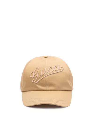 Gucci Baseball Cap In Brown