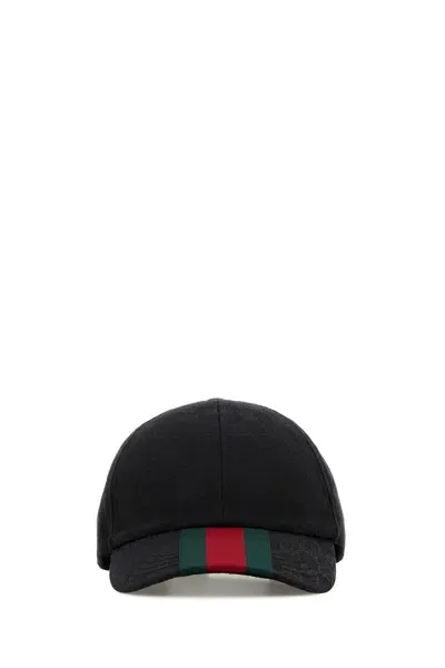 Gucci Baseball Cap-m Nd  Male In Black