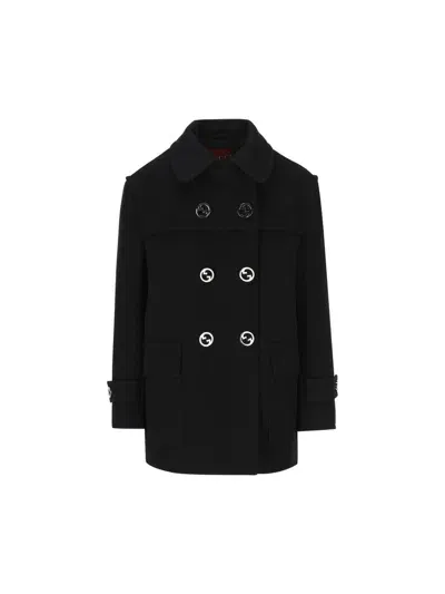 Gucci Batavia Coat In Black