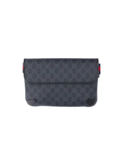 Gucci Belt Bag "gg" In Black  