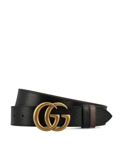 Gucci Belts In Black/new Maple