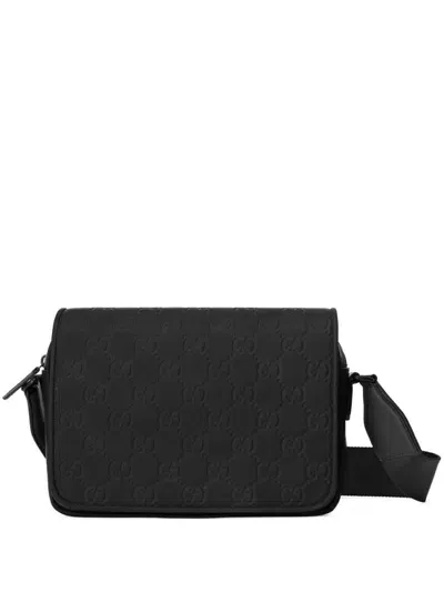 Gucci Gg-logo Crossbody Bag In Black