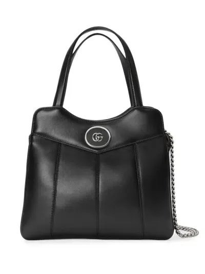 Gucci Small Petite Gg Tote Bag In Black