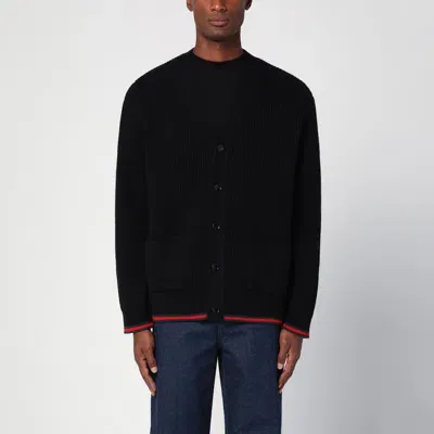 Gucci Black Wool And Cashmere Cardigan