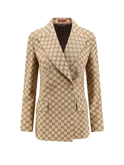 Gucci Blazer In Beige