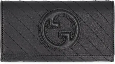 Gucci Blondie Continental Wallet In Black