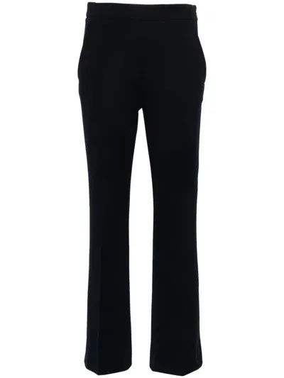 Gucci Bootcut Jersey Trousers In Black