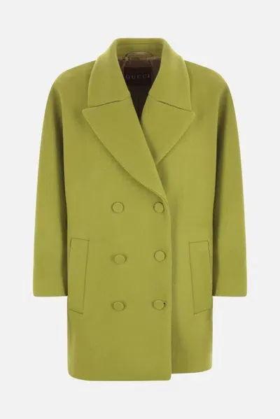 Gucci Batavia Coat In Green