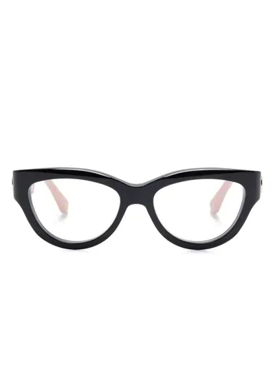 Gucci Colourblock Glasses In 黑色