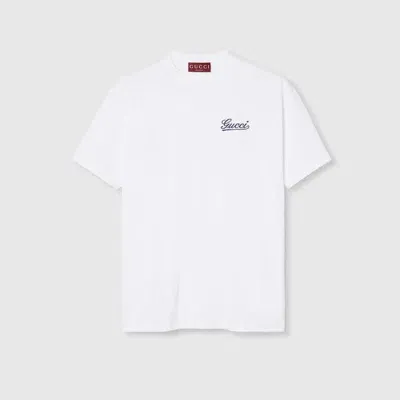 Gucci Cotton Jersey T-shirt In White