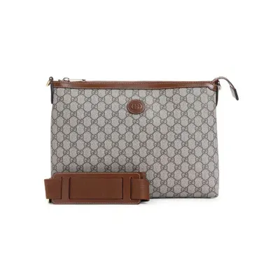 Gucci Crossbody Bag In Beige