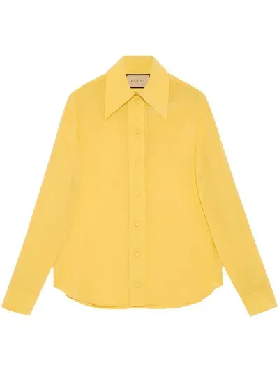 Gucci Cruise Shirts Yellow