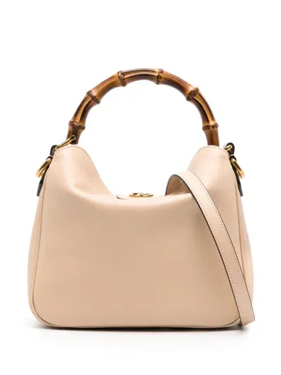 Gucci Diana Small Leather Shoulder Bag In Pink