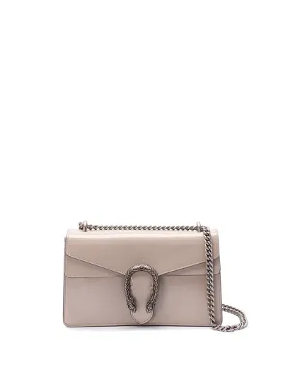 Gucci `dionysus` Shoulder Bag In Beige