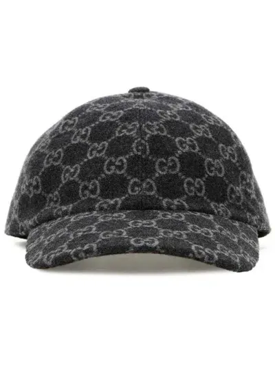 Gucci Double G Cap In Schwarz