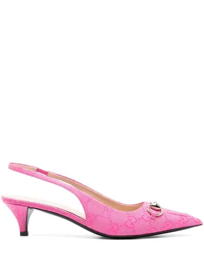 Gucci Erin 50mm Pumps In Pink