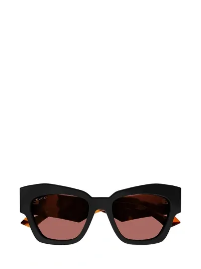 Gucci Eyewear Cat In Black