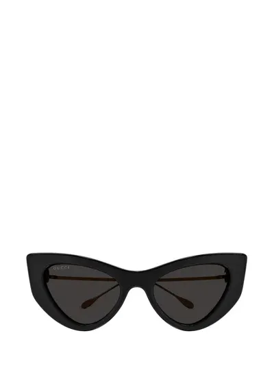 Gucci Eyewear Cat In Black