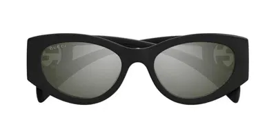 Gucci Eyewear Cat In Black