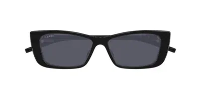 Gucci Eyewear Cat In Black